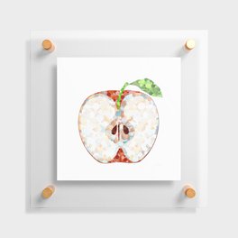 Juicy Red Delicious Apple Fruit by Sharon Cummings Floating Acrylic Print