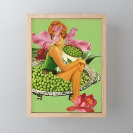 You Want a Peas of Me? Framed Mini Art Print