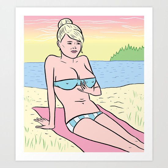 Gidget Art Print