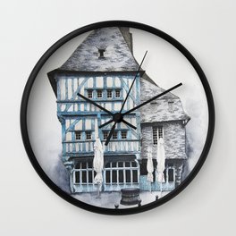 Dinan, Brittany Wall Clock