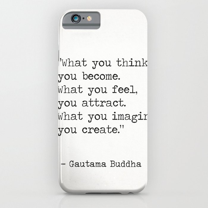 buddha quote 5 iphone case