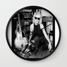 Blondie Poster,Debbie Harry Photograph,Vintage Photo,Rock Music Legends Wall Clock