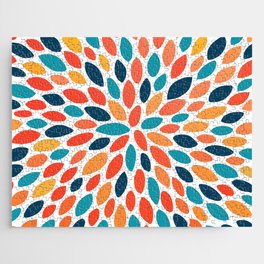 Colorful Floral Bloom Jigsaw Puzzle