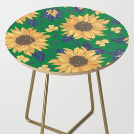 SUNFLOWER IN GREEN Side Table