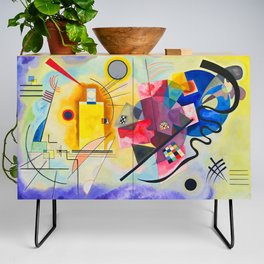 Wassily Kandinsky Yellow Red Blue Credenza