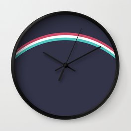 Italo Retro Rainbow Wall Clock