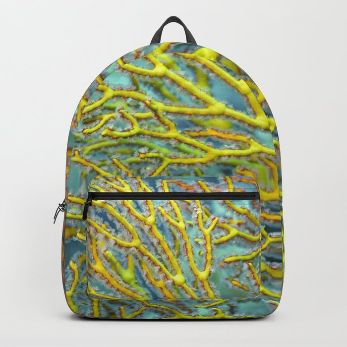 Yellow coral Backpack