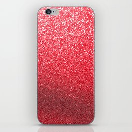Abstract glitter lights background iPhone Skin