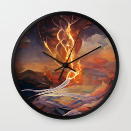 Distance Wall Clock