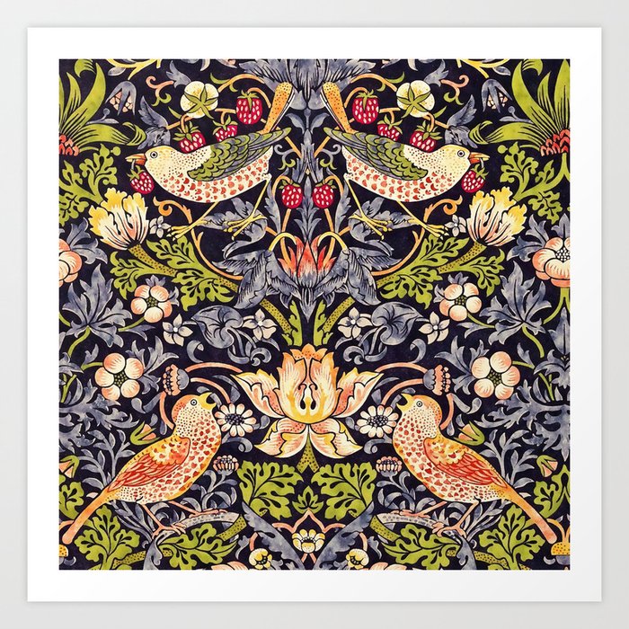 William Morris Strawberry Thief Art Nouveau Painting Kunstdrucke William Morris Strawberry Thief Art Nouveau Painting Kunstdrucke