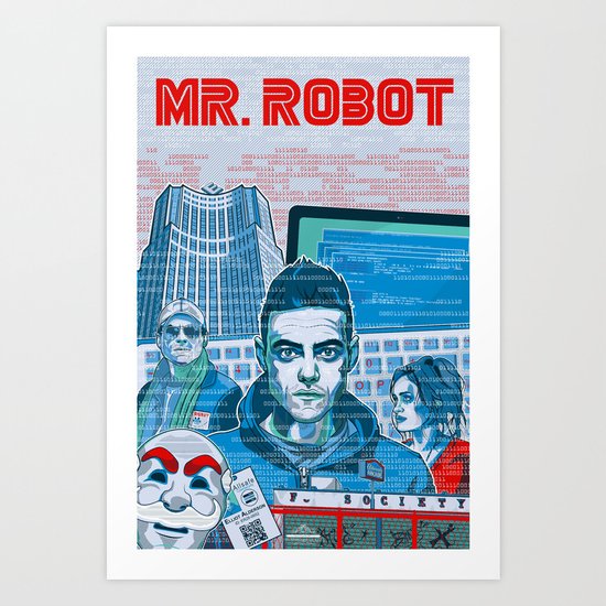 Mr. Robot Art Print