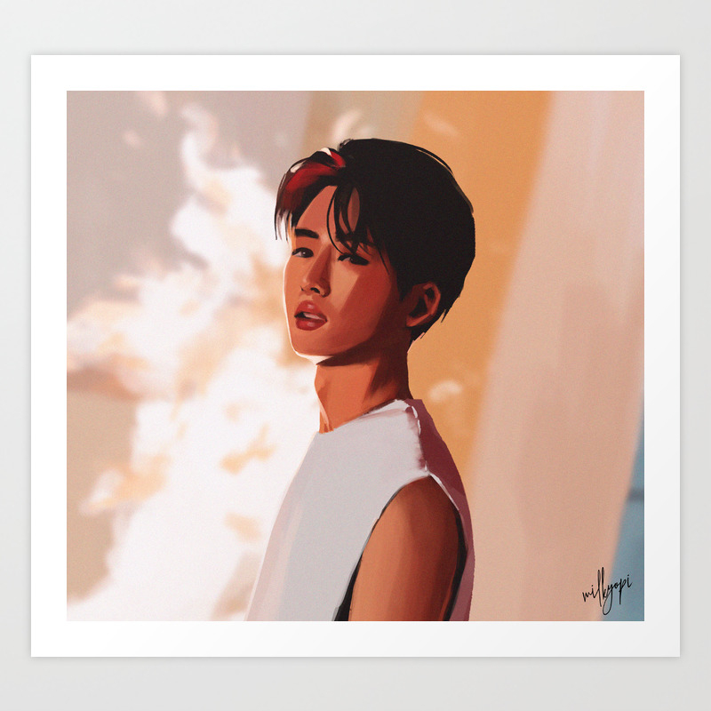 Ikon B I Art Print By Milkyopi Society6 Ikon B I Art Print By Milkyopi Society6