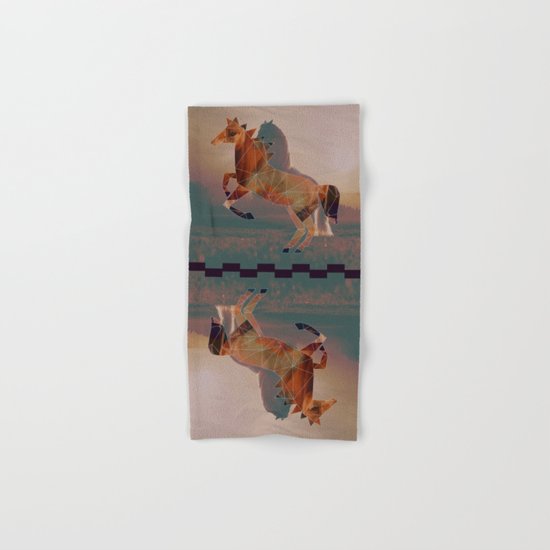 Horse with Horse Hand & Bath Towel