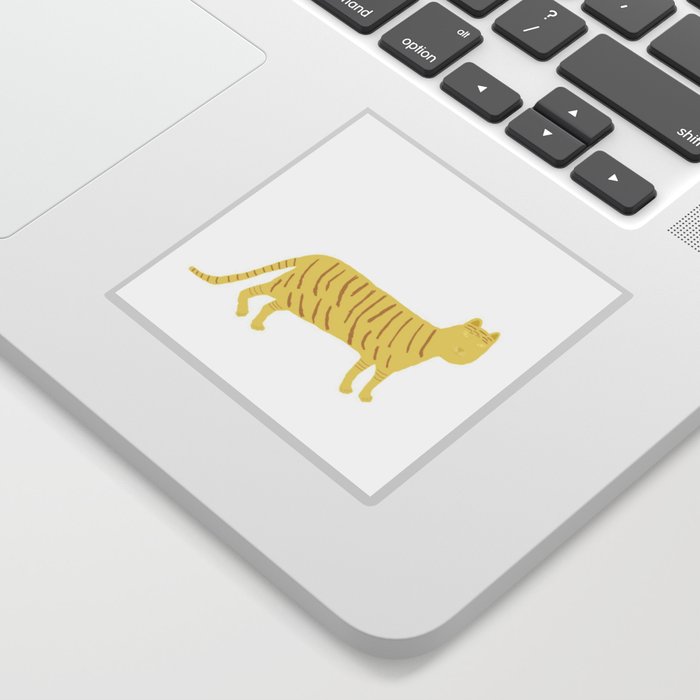 tiger painting agjlpasjeadgjasjrt Sticker