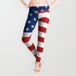 American flag Leggings