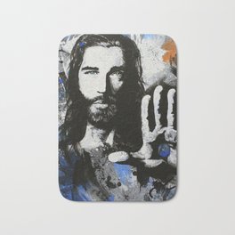 Living Proof Jesus Painting Bath Mat | Christian, Painting, Jesuschrist, Art, Acrylic, Christ, Religious, Jesus 