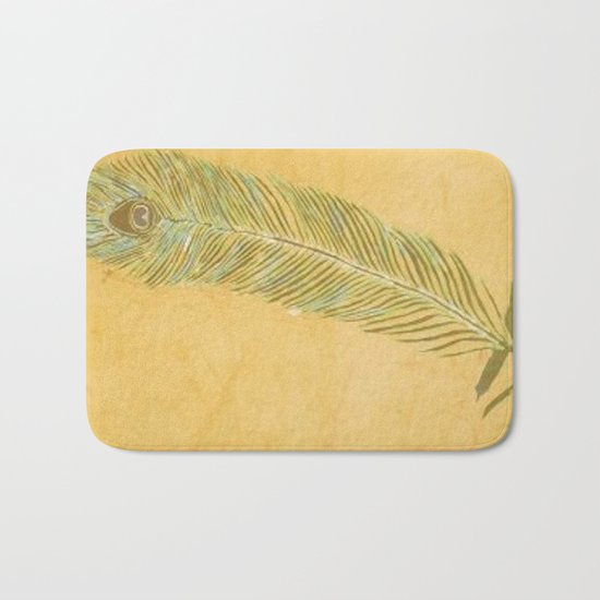Peacock Batik Bath Mat