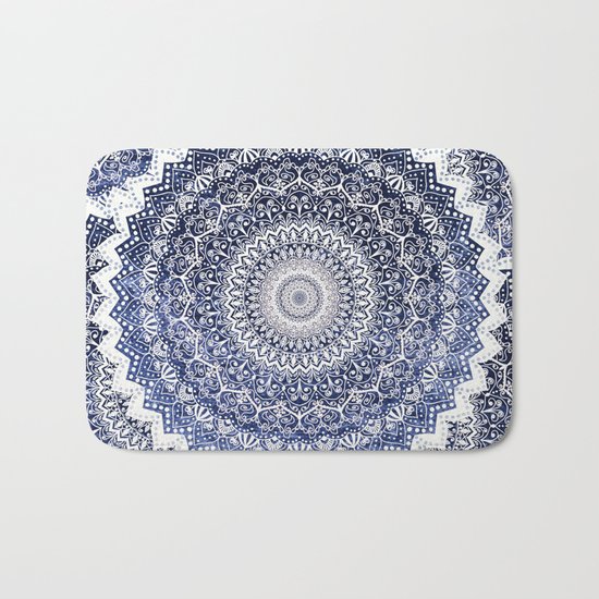COLD WINTER MANDALAS Bath Mat