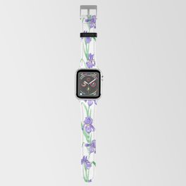 Jumbo Purple Irises Apple Watch Band