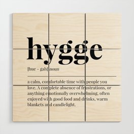 Hygge Wood Wall Art