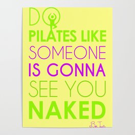 Do Pilates Naked Poster