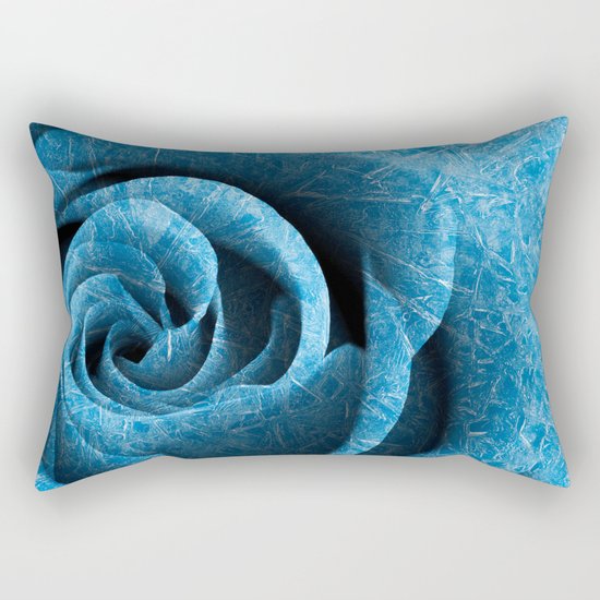 Arctic Rose Rectangular Pillow
