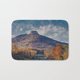 Pilot Mountain Bath Mat | Hill, Highway, North, Mountain, Landscape, Pilot, Photo, Mountains, Scenery, Carolina 