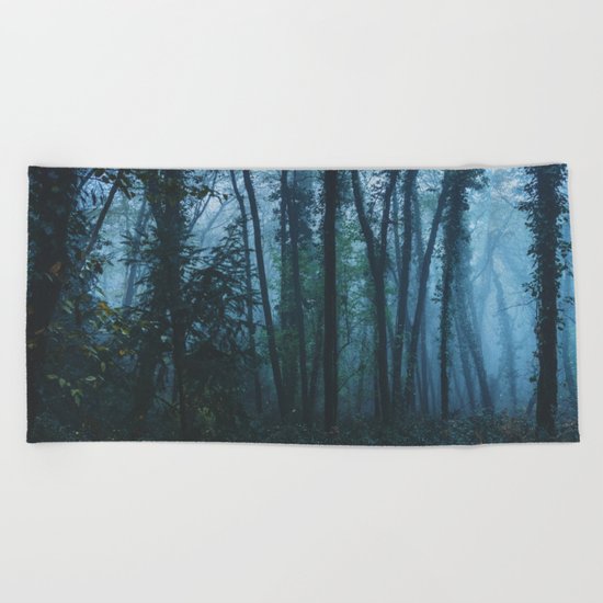 Enchanted woods Beach Towel
