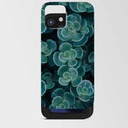 Succulents in Shades of the Sea iPhone Card Case