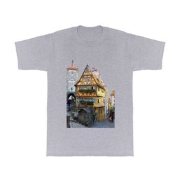 Rothenburg20150903 T Shirt | Architecture, Tower, House, Landscape, Rothenburg, Graphic, Graphicdesign, Germany, Digital, Medieval 