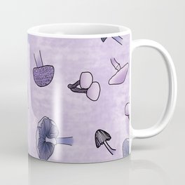 Joyful Purple Mushrooms Coffee Mug