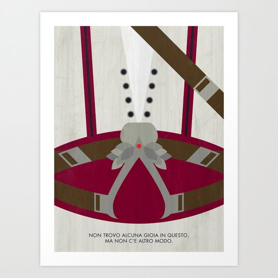 Video Game Poster: Assassin Art Print