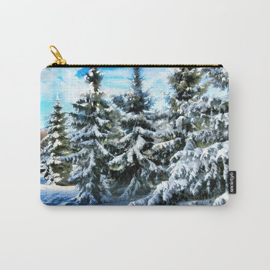 Majestic Winter In New England Carry-All Pouch