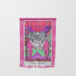 6. The Lovers- Neon Dreams Tarot Wall Hanging