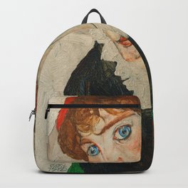 Egon Schiele Portrait of Wally Neuzil Backpack