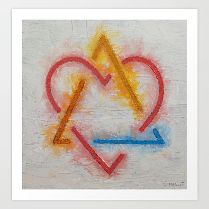 Adoption Symbol Art Print By Michaelcreese Society6