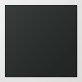 Chasm Black Canvas Print