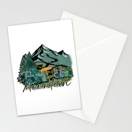 Nature Art Take me to the mountains Stationery Card