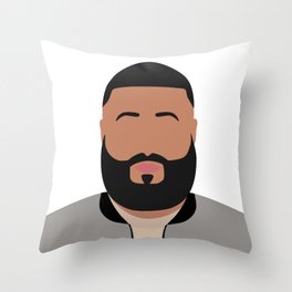 DJ Khaled Throw Pillow