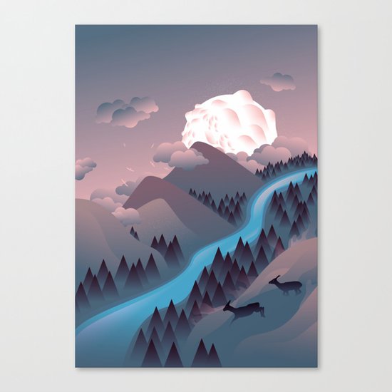 Sunquake Canvas Print