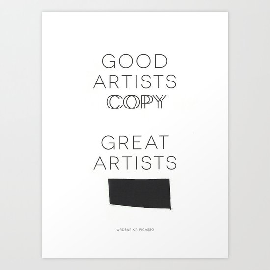 Steal Art Print