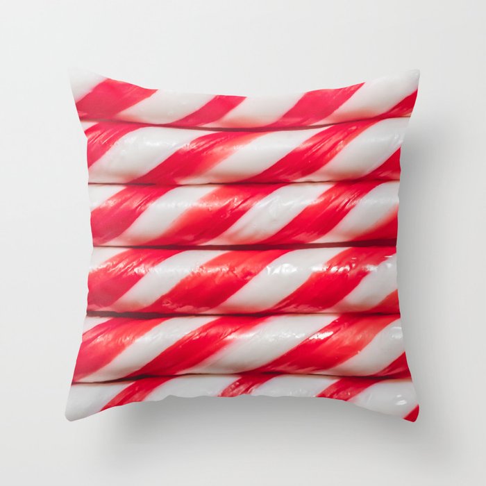 Candy cane throw pillows discount