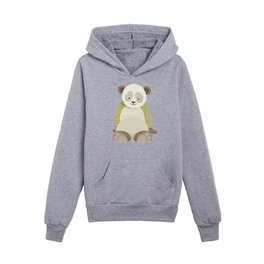 Whimsical Giant Panda Kids Pullover Hoodies