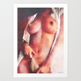 The Erotic Woman Art Print