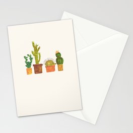 Hedgehog and Cactus (incognito) Stationery Card