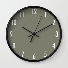 Olive Wall Clock
