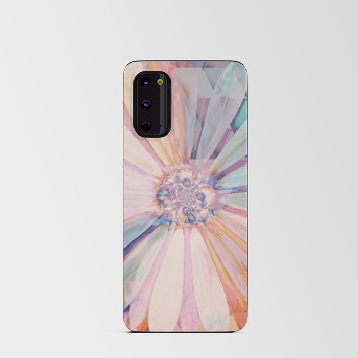 Daisies on Triangles Twilight Android Card Case