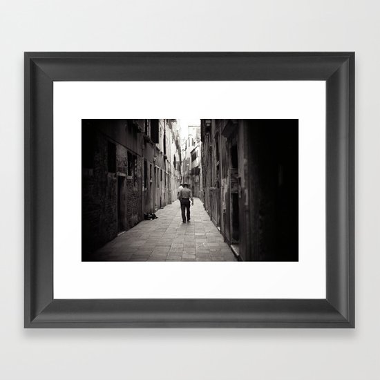 Venice Cowboy Framed Art Print