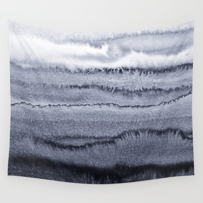 WITHIN THE TIDES - VELVET GREY Wall Tapestry