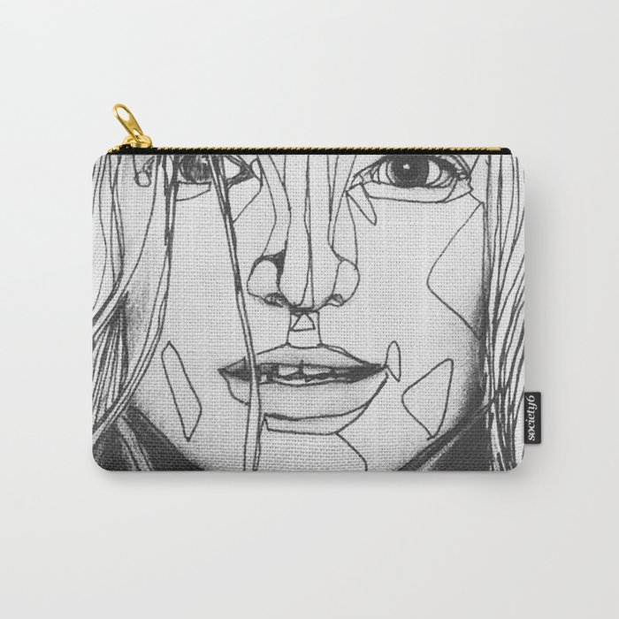 geometric wrinkles Carry-All Pouch
